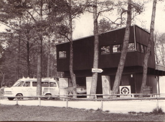 Wasserwachtstation Kuhsee in den frühen 70er Jahren