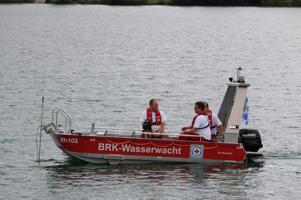 Besuch bei der Wasserwacht Beilngries im Altmühltal am Kratzmühlsee